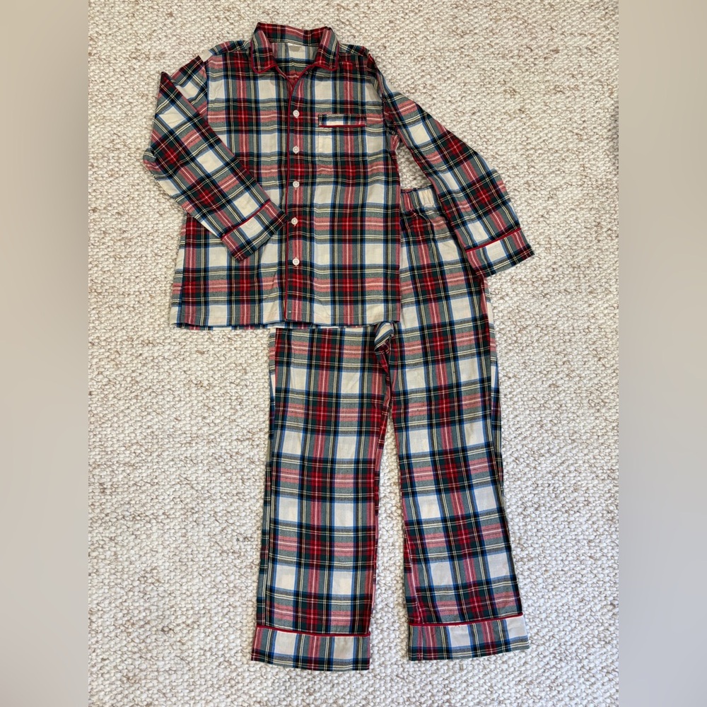 Unisex J.Crew Crewcuts size L 10-11 Tartan plaid pajama set - SAME DAY SHIPPING